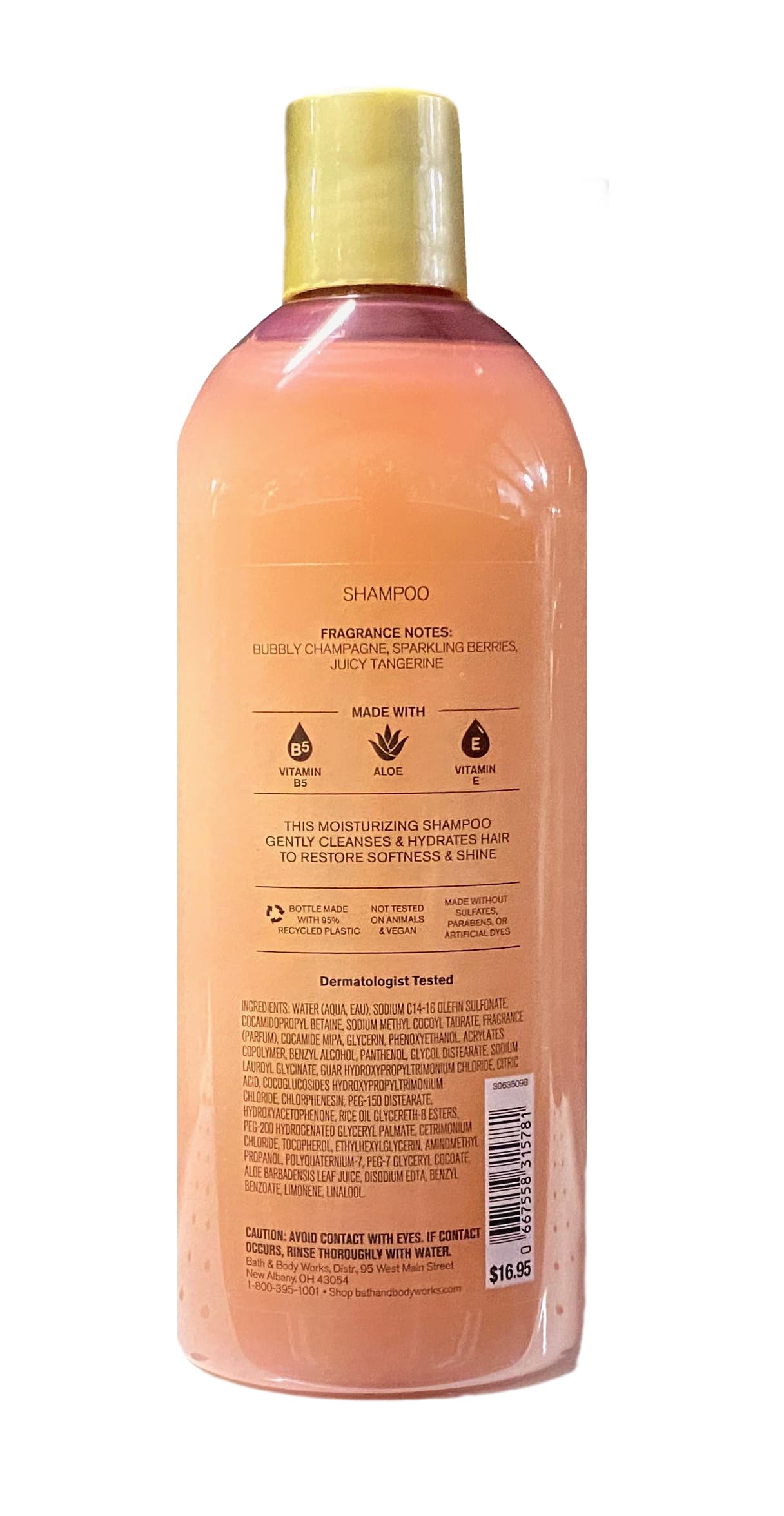 Bath & Body Works Champagne Toast - Shampoo and Conditioner with a Natural Oats Sample Soap