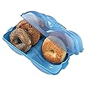 Touch Up Cup Bagel Fresh Holder Container Bread Storage Keeper Saver, Airtight and Reusable, BPA-Free, As Seen On Shark Tank Products, Pack of 1…