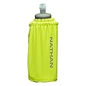 Nathan Handheld Soft Flask 18oz - Exo-Draw Insulated Collapsible Bottle - Grip-Free Strap & Rigid ExoSpine for Comfort/Support - Breathable Mesh
