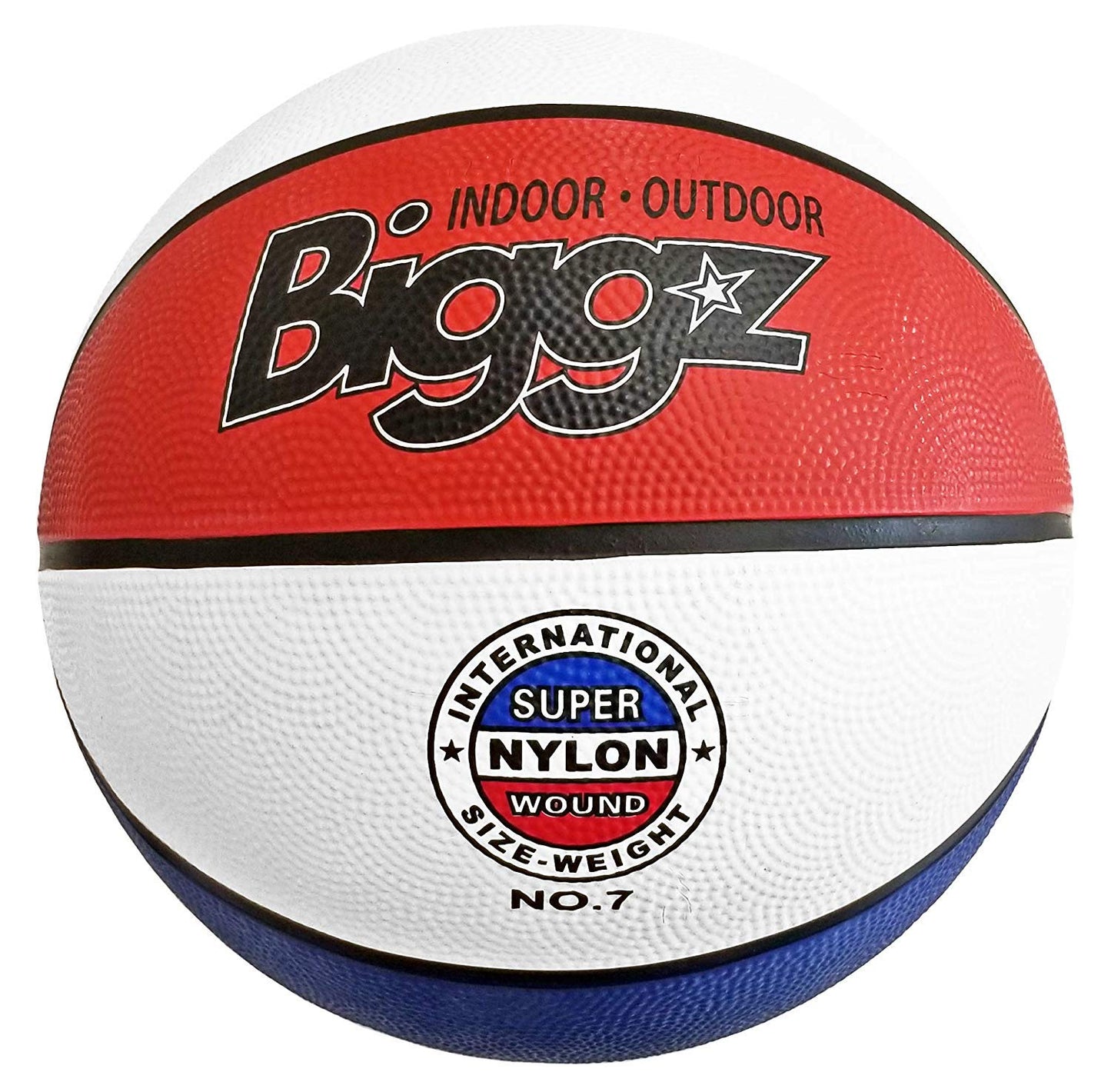 Biggz Bag of Sport Balls - Basketball, Soccer Ball, Football, Volleyball, Red Playground Ball, and Pump