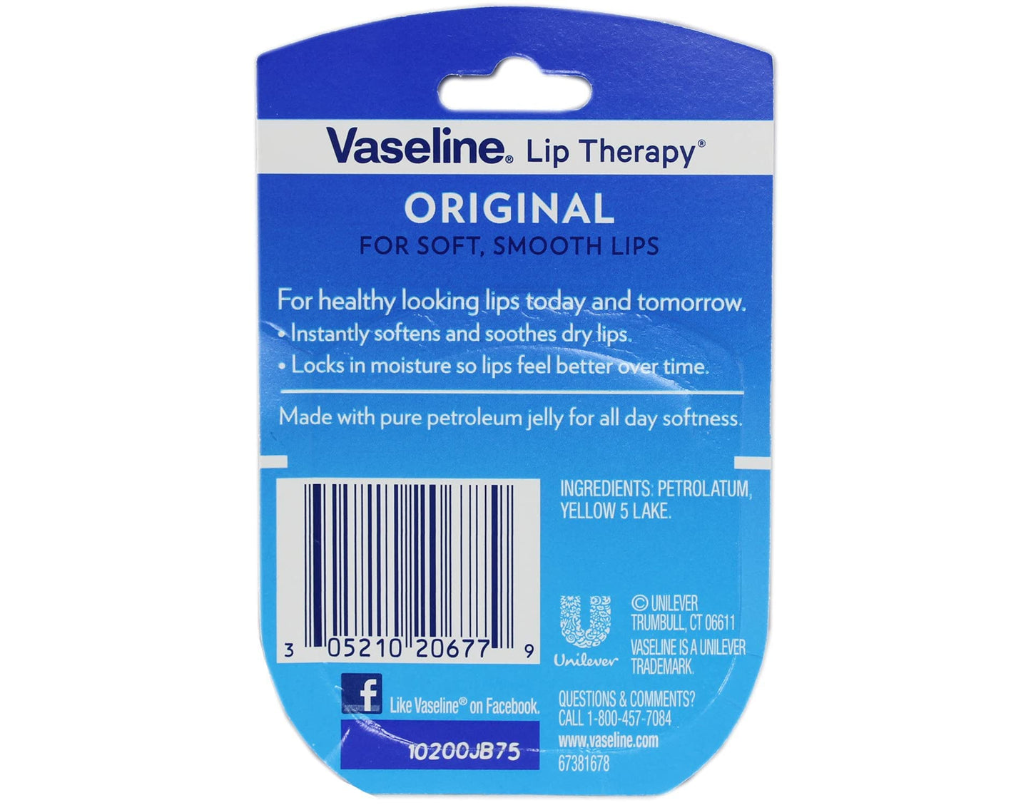 Vaseline Lip Therapy Original.25 oz (Pack of 3) Beauty and Personal Care Vaseline