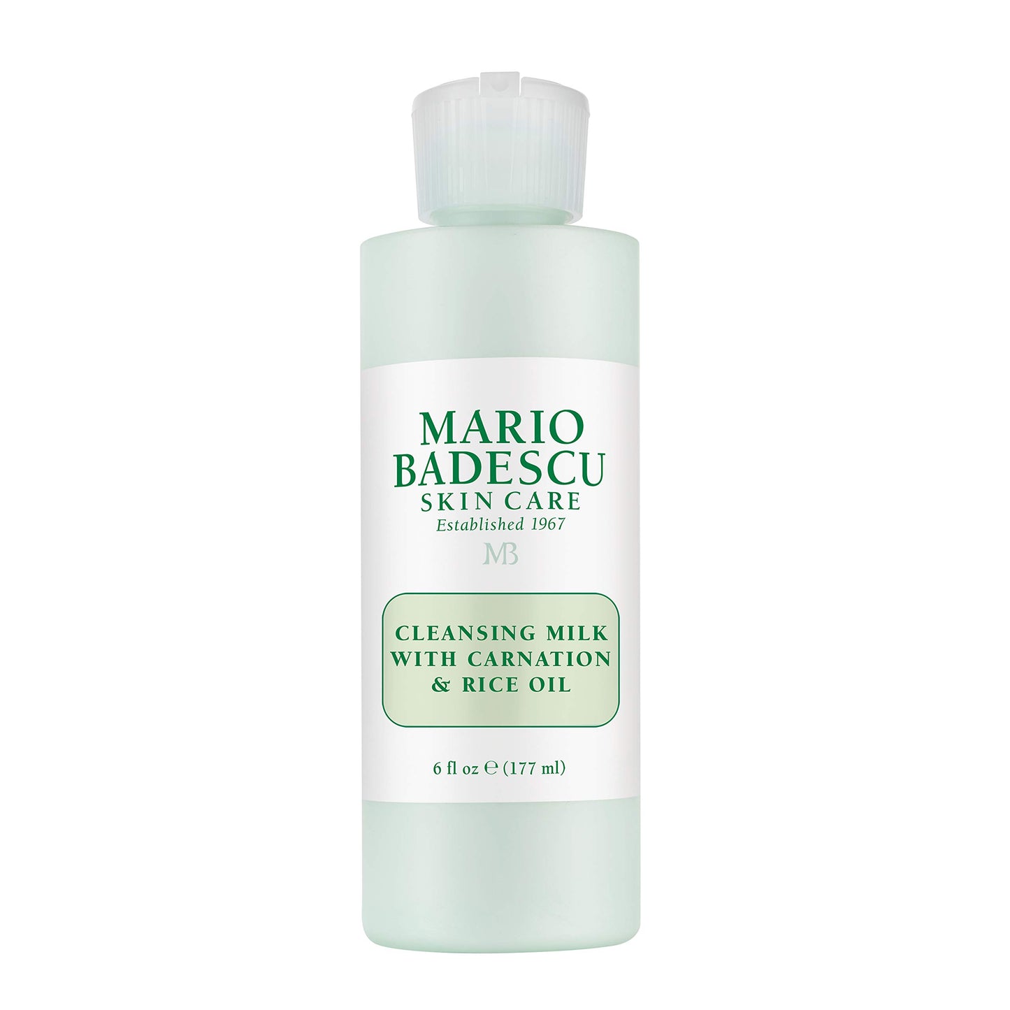 Mario Badescu Cleansing Milk with Carnation, Rice Oil & Vitamin E - No Rinse Liquid Makeup Remover Cleanser with Milky Formula For Skin Care