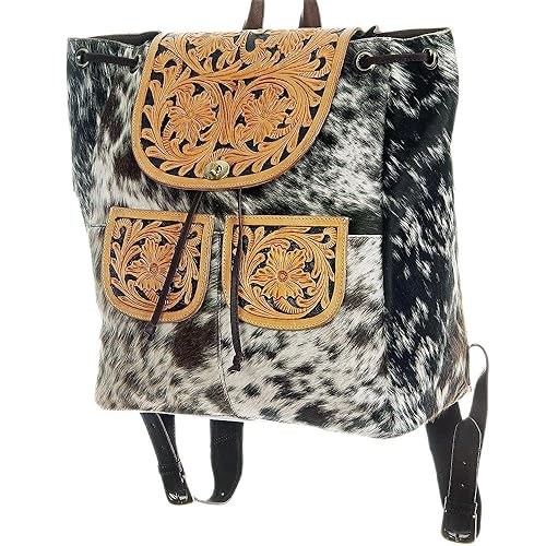American Darling Backpack Hair on Genuine Leather Western Women Bag | for Laptop School Purse Travel