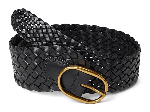 Madewell Women's Woven Hip Belt, True Black, Medium-Large