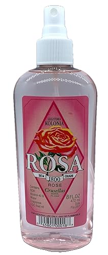 Crusellas Legitima Kolonia 1800 Rosa (Rose) Pump Spray Cologne (8 Fl. Oz.)