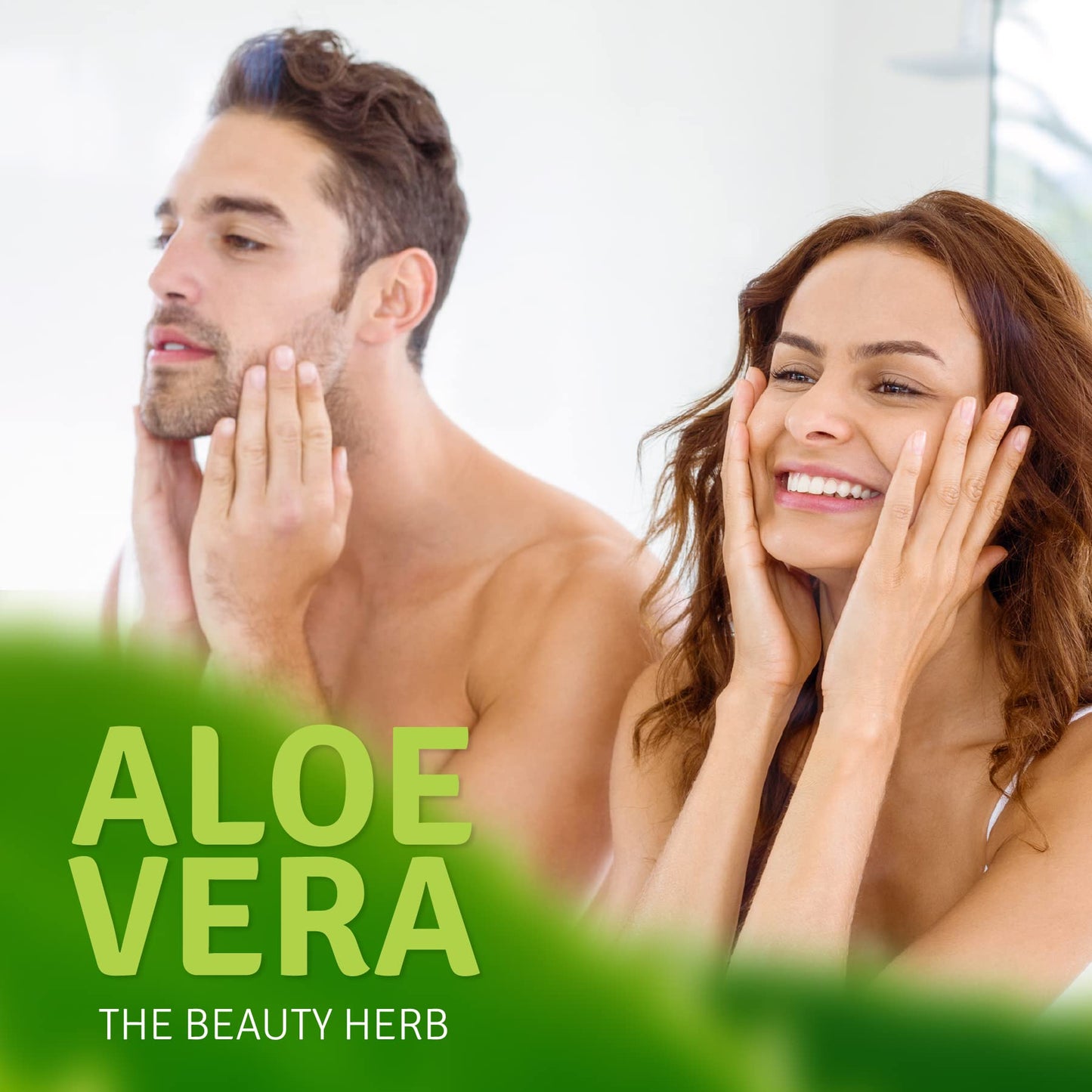 Aloe Life - Skin Gel & Herbs Ultimate Skin Treatment, 99% Certified Organic Whole Leaf Aloe Vera, Vitamins C, A, & E, Head-to-Toe Skin Care Support