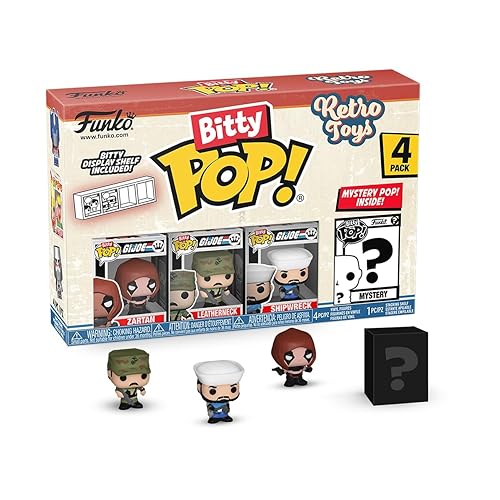 Funko Bitty POP Retro Toys - GI Joe, 4-Pack and A Surprise Mystery Mini Figure - 0.9 Inch (2.2 Cm) - Transformers Classic Collectable - Stackable…