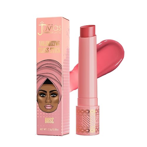Juvia's Place Volumizing Gloss Stick - Rose - Shiny Luscious Lips with Nourshing Hydration, Plumping, Lip Plumper, Plumping Lip Balm, Hydrating Lip