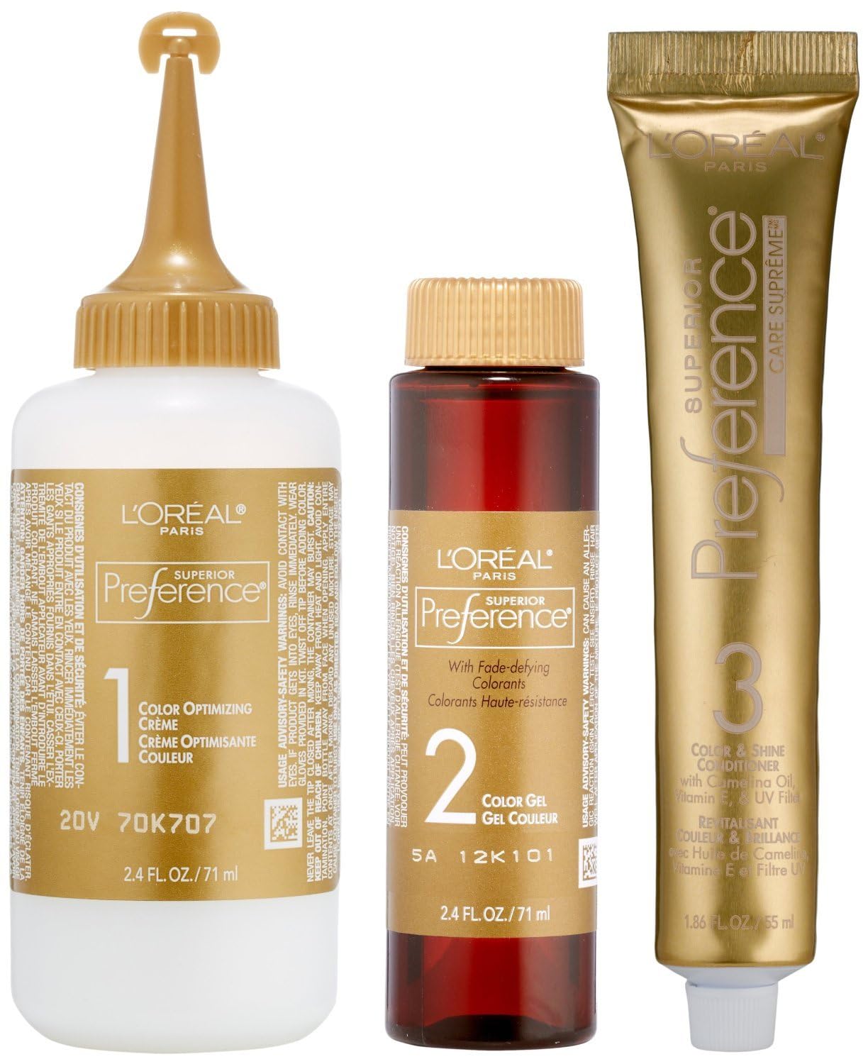 Superior Preference Fade-Defying Color and Shine System, Level 3 Permanent, Dark Brown/Natural 4