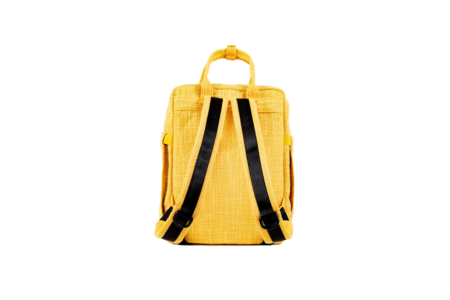 DIME BAGS Classic Laptop Backpack, Hemp Fabric, Everyday Backpack for Traveling, Work, Secret Pocket, Comfortable Adjustable Straps, Padded Interior, Hot Box (Yellow)