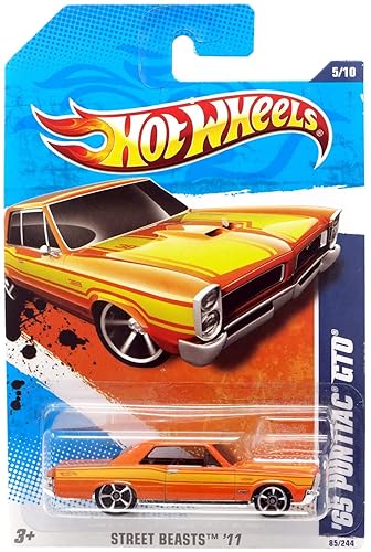 2011 Hot Wheels '65 Pontiac GTO Orange #85/244