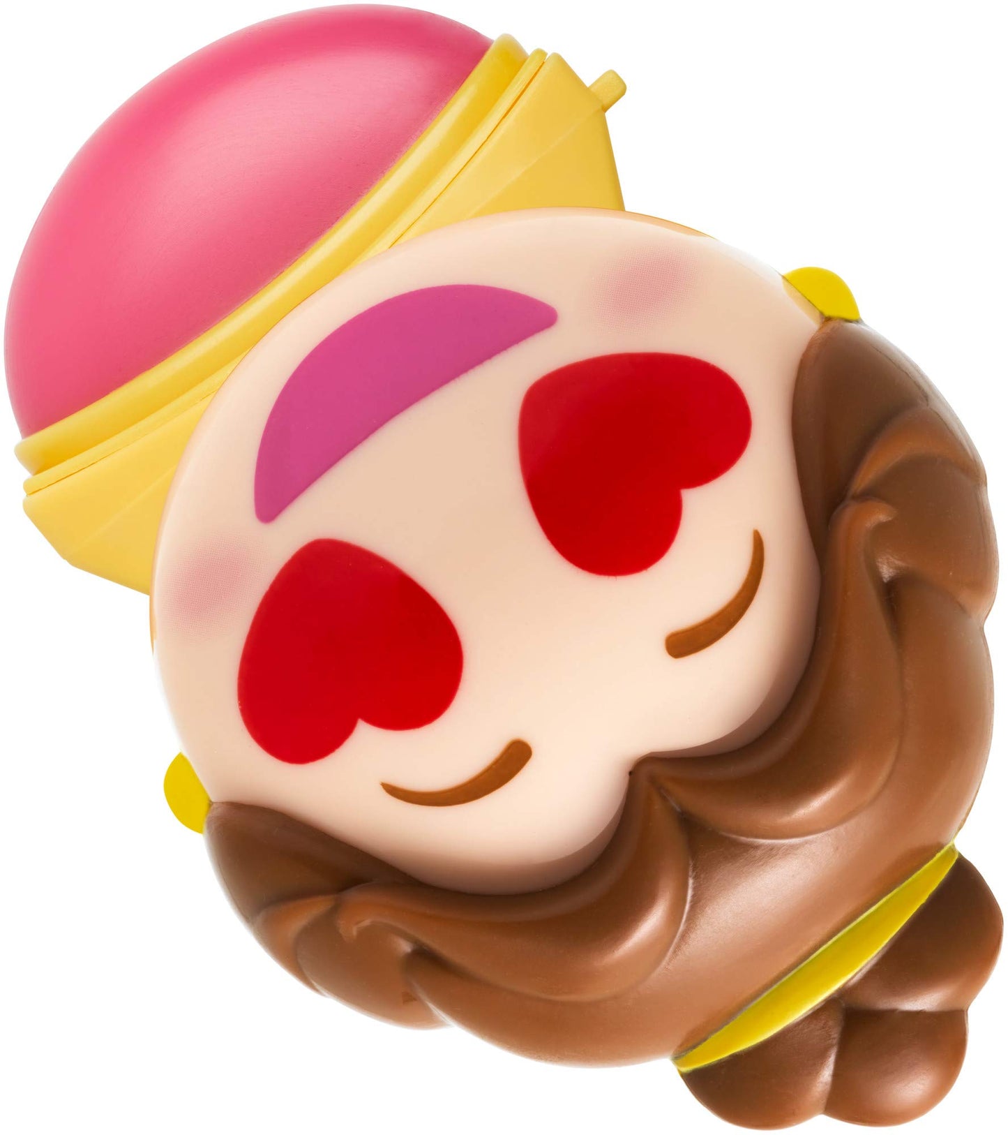 Lip Smacker Disney Beauty And The Beast Belle Emoji Flavored Lip Balm, Belle, Last Rose Petal, Clear, For Kids