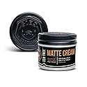 GIBS Tea Tree Matte Cream-Light/Medium Hold, Long Lasting Light Hold, Made in USA 4oz