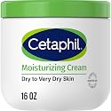 Cetaphil Face & Body Moisturizer, Hydrating Moisturizing Cream for Dry to Very Dry, Sensitive Skin, NEW 16 oz, Fragrance Free, Non-Comedogenic