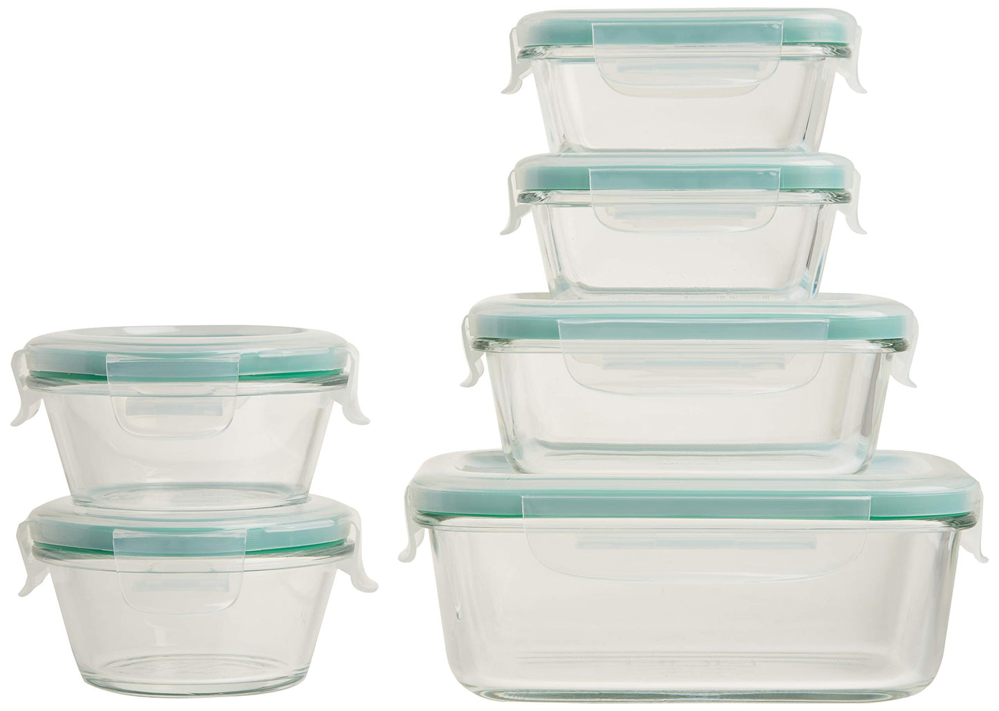 OXO Good Grips Smart Seal Airtight Container 12 Piece Glass Container Set