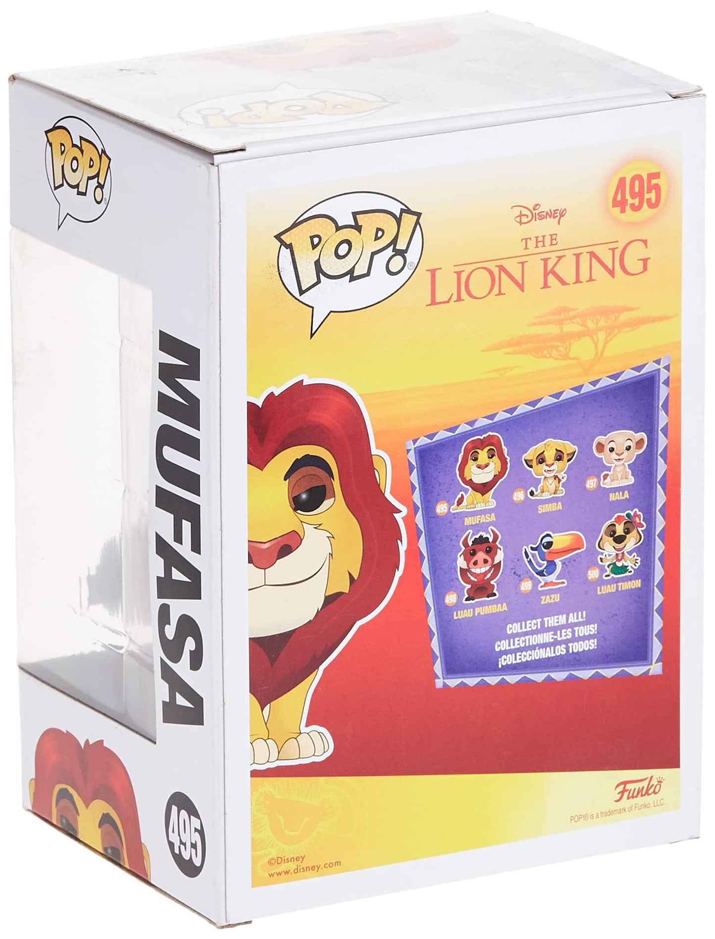 Funko Pop! the Lion King Spirit Mufasa Exclusive Figure 495