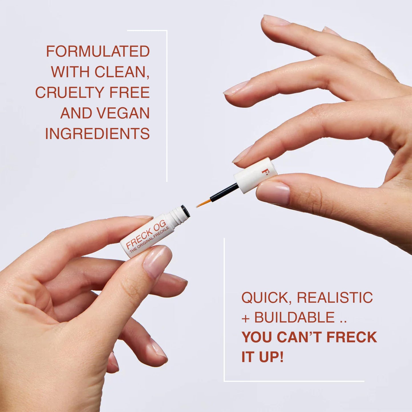 Freck Beauty, The Original Freckle Pen, XL - Natural-Looking, Buildable and Long-Lasting Faux Freckles with Clean, Vegan Formula, All Skin Tones, XL