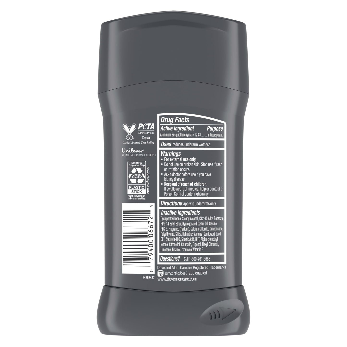 Dove Men+Care Men's Antiperspirant Deodorant Stick Extra Fresh With 72-hour Sweat & Odor Protection with 1/4 Moisturizing Cream & Long-lasting Citrus Beauty and Personal Care DOVE MEN + CARE