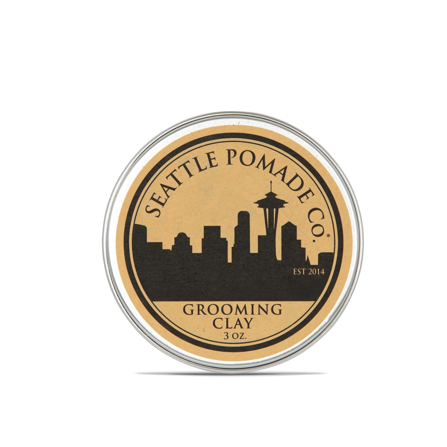 Seattle Pomade Co. Grooming Clay for Hair - USDA Certified, With Organic Essential Oils, Beeswax Based. Made with organic materials from around the