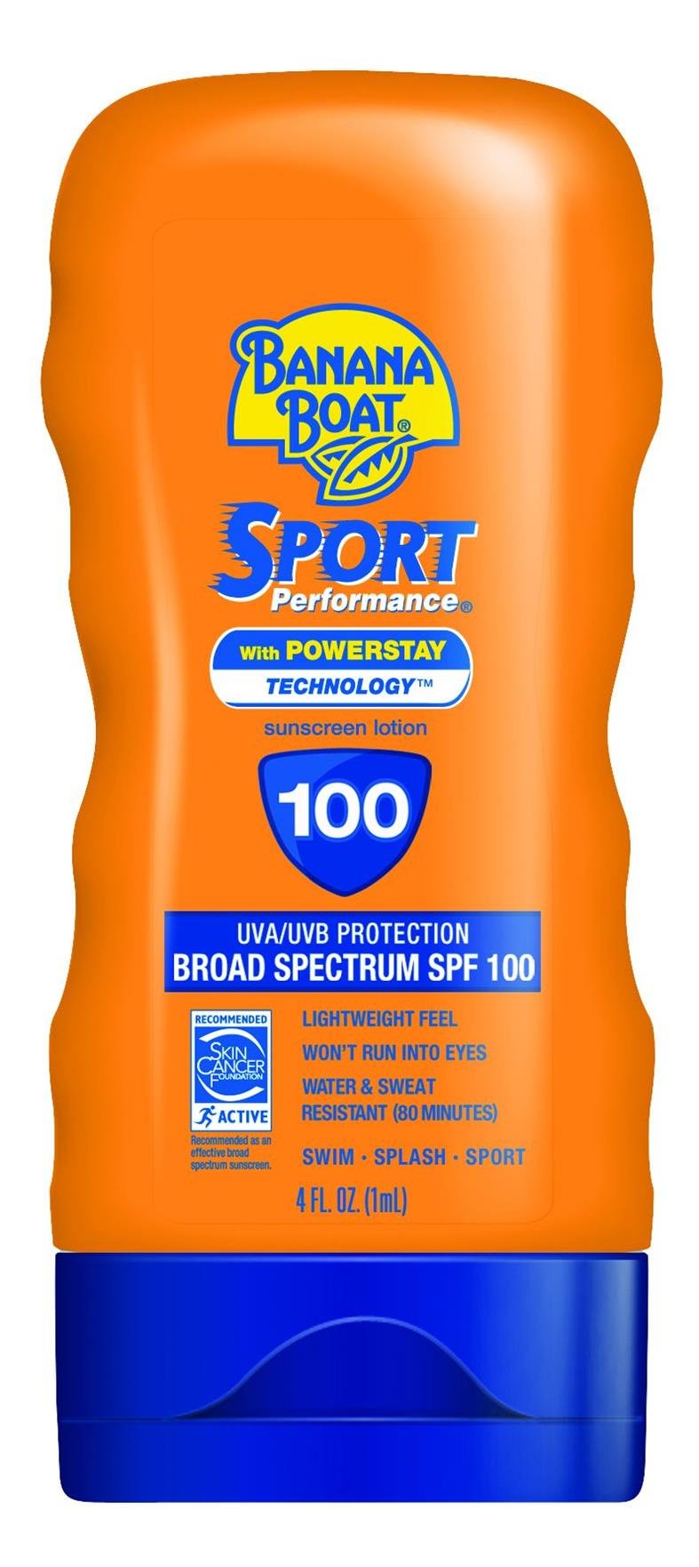 Banana Boat Sport Ultra SPF 100 Sunscreen Lotion, 4oz | Banana Boat Lotion Sunscreen SPF 100, Water Resistant, 4oz
