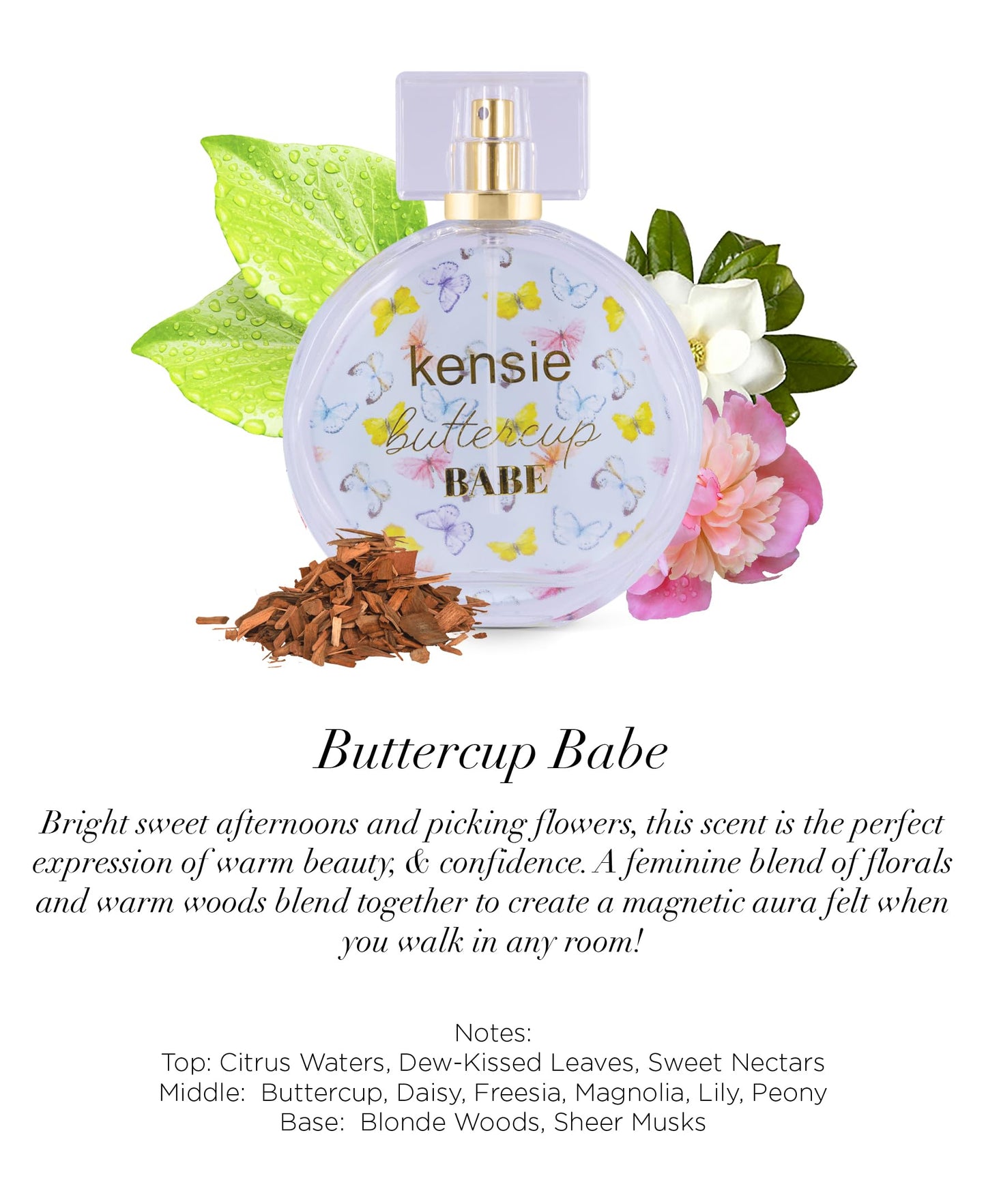 Kensie Buttercup Babe 3.4 Oz Edp, 3.4 fluid ounces