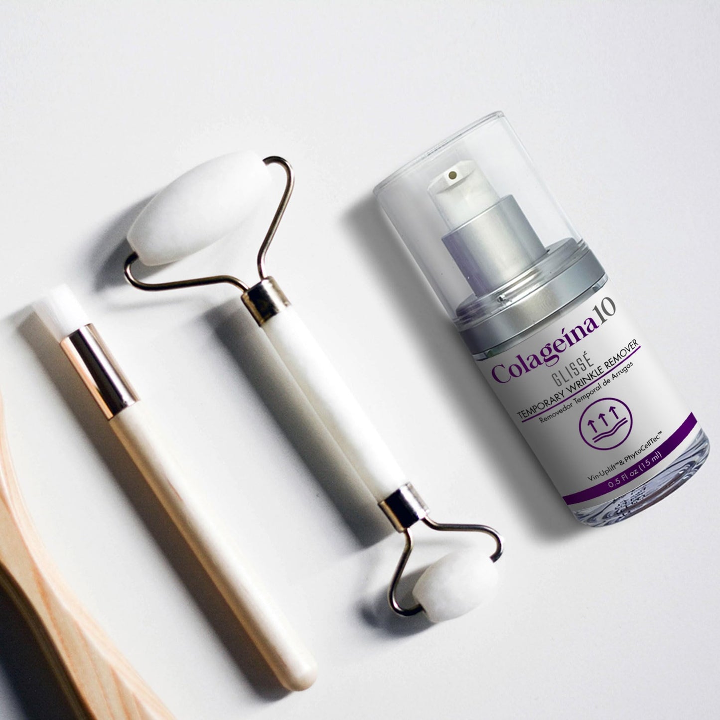 Colageina 10 Glissé Temporary Wrinkle Remover - Powered by Vin-Uplift & PhytoCellTec - Reduce Fine Lines and Wrinkles in 90 seconds for up to 8 Hours