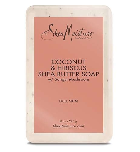 Shea Moisture Coconut & Hibiscus Shea Butter Soap, 8 Ounce