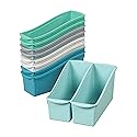 SVYP Linking Storage Bins, Book Bins, Contemporary, 10-Piece
