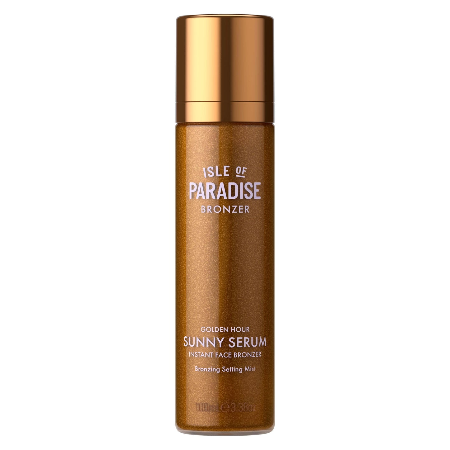 Isle of Paradise Sunny Serum Instant Bronzing Setting Mist- Golden Hour, Hydrating & Illuminating Makeup Setting Spray, Lightweight Formula, Vitamin