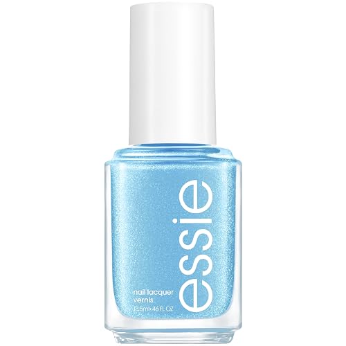 essie Nail Polish, Salon-Quality Blue Nail Polish, Just Chill, Vegan, Temperature Check, 0.46 fl oz Beauty & Personal Care essie