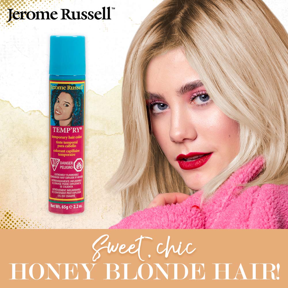 Jerome Russell Temporary Spray, Honey Blonde 2.2 oz (Pack of 3)