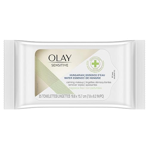 Olay Sensitive Hungarian Water Essence Calming Makeup Remover Wipes - 25ct, 25count