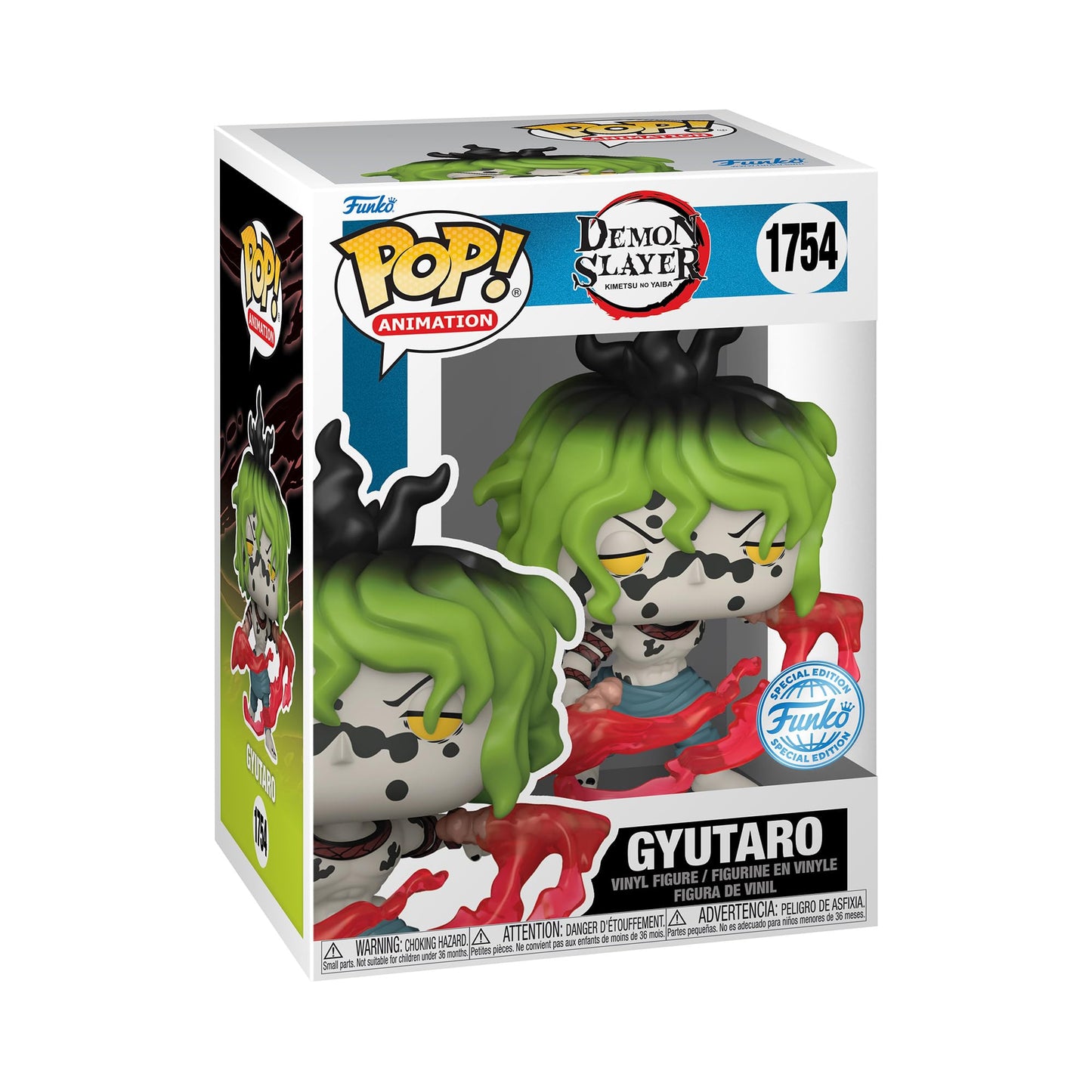 Funko POP! Animation 1754 Demon Slayer Gyutaro (Blood Attack) Special Edition