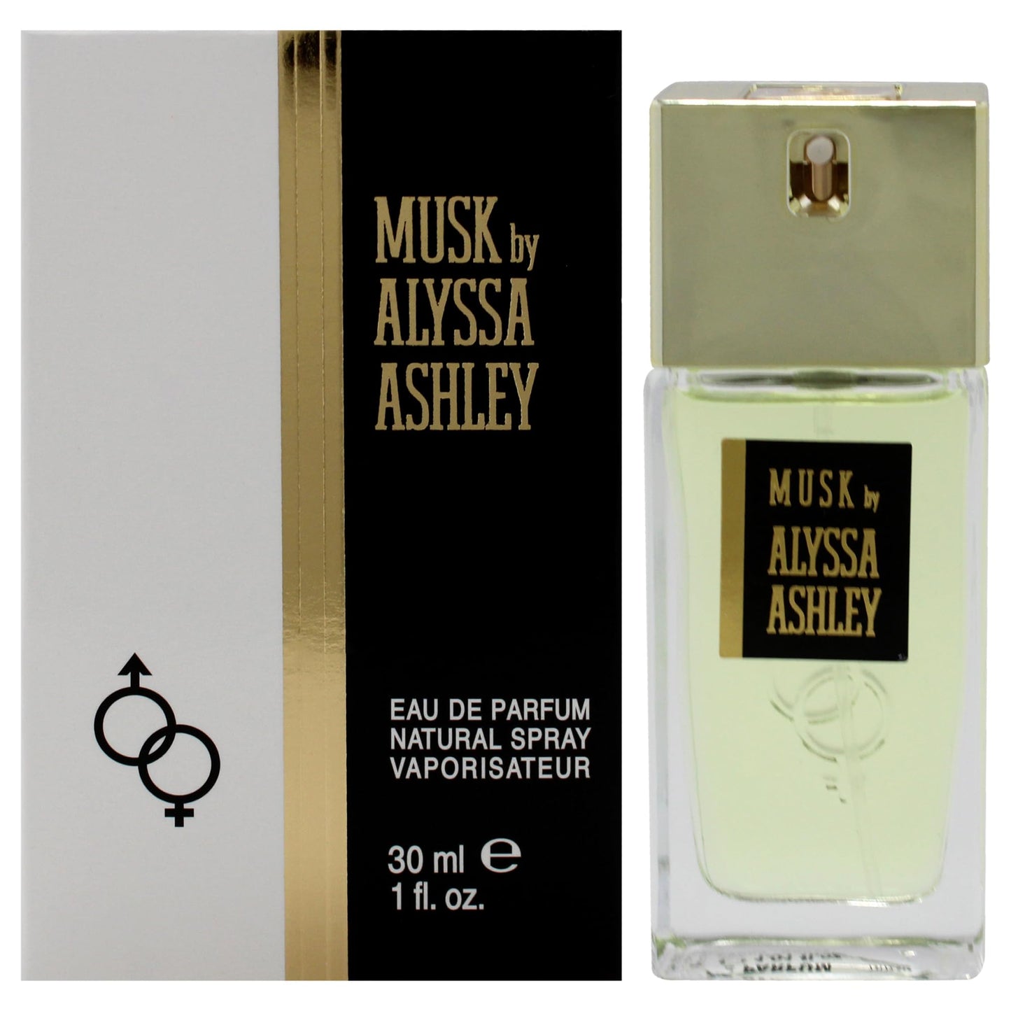 Alyssa Ashley Musk - Perfume for Men and Women with Citrus and Sicilian Bergamot - Travel Size Perfume Mini Fragrances - 1 oz EDP Spray