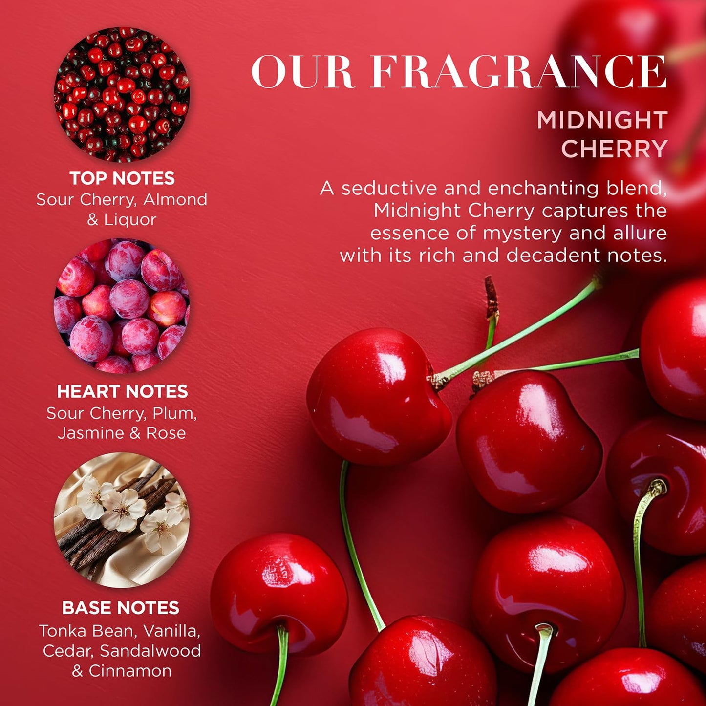 Baylis & Harding Midnight Cherry Luxury Pamper Gift Set For Women - Vegan Friendly Beauty & Personal Care Baylis & Harding