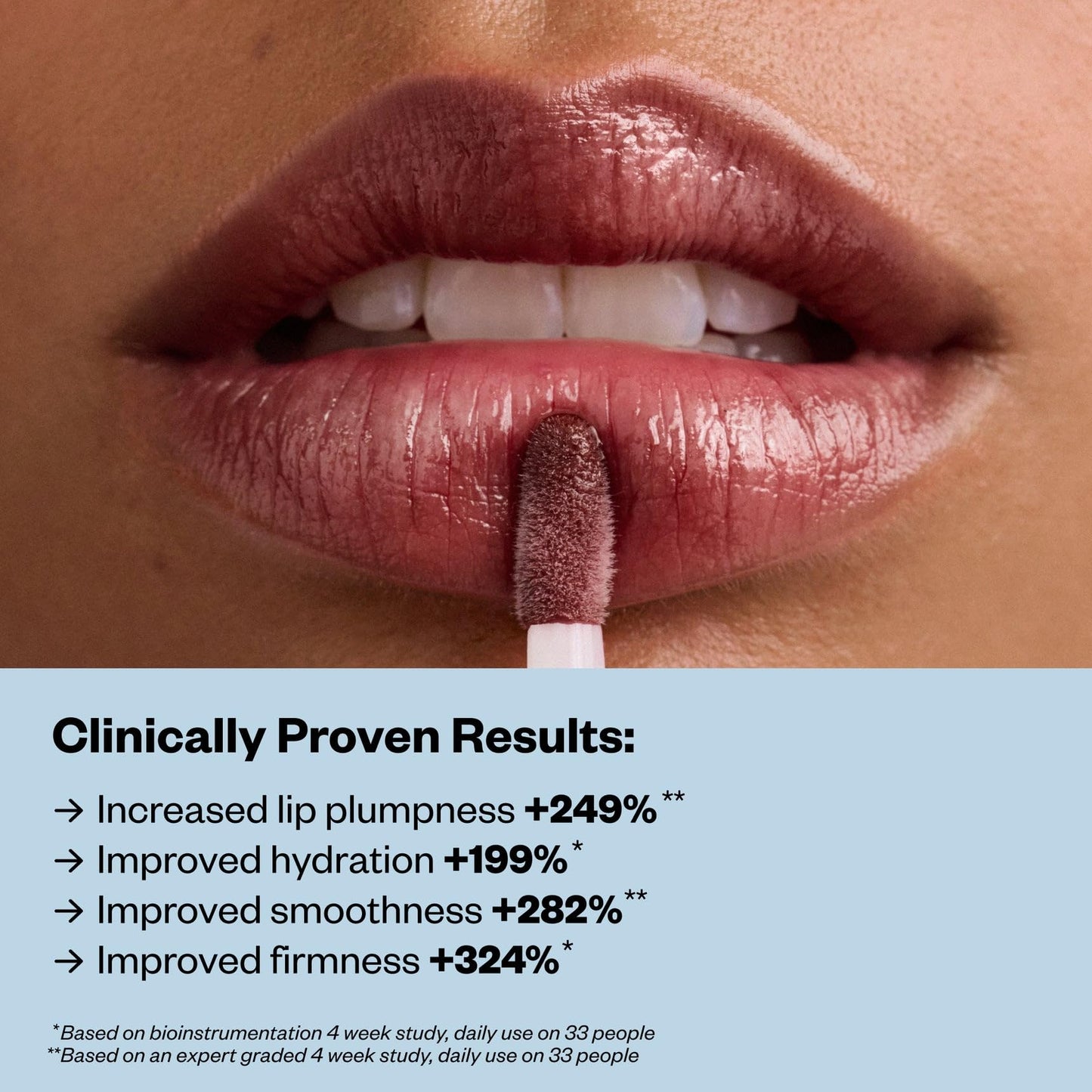 Kosas Wet Lip Oil Gloss - Plumping Peptide Lip Treatment Gloss in Sheer Rich Brown, Hydrating with Hyaluronic Acid, Peptides & Plant Oils, Non-Sticky,