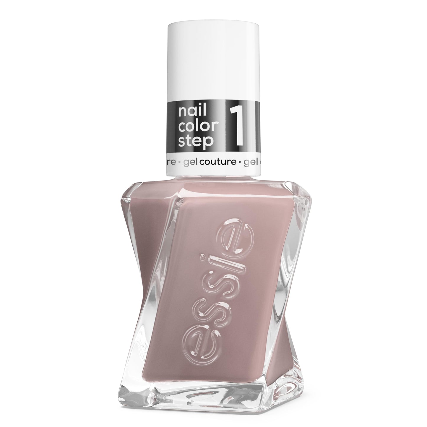 essie gel couture, Long-Lasting Nail Polish, 8-free Vegan, Fashion Freedom, Gray, Tassel Free, 0.46 fl oz Beauty & Personal Care essie