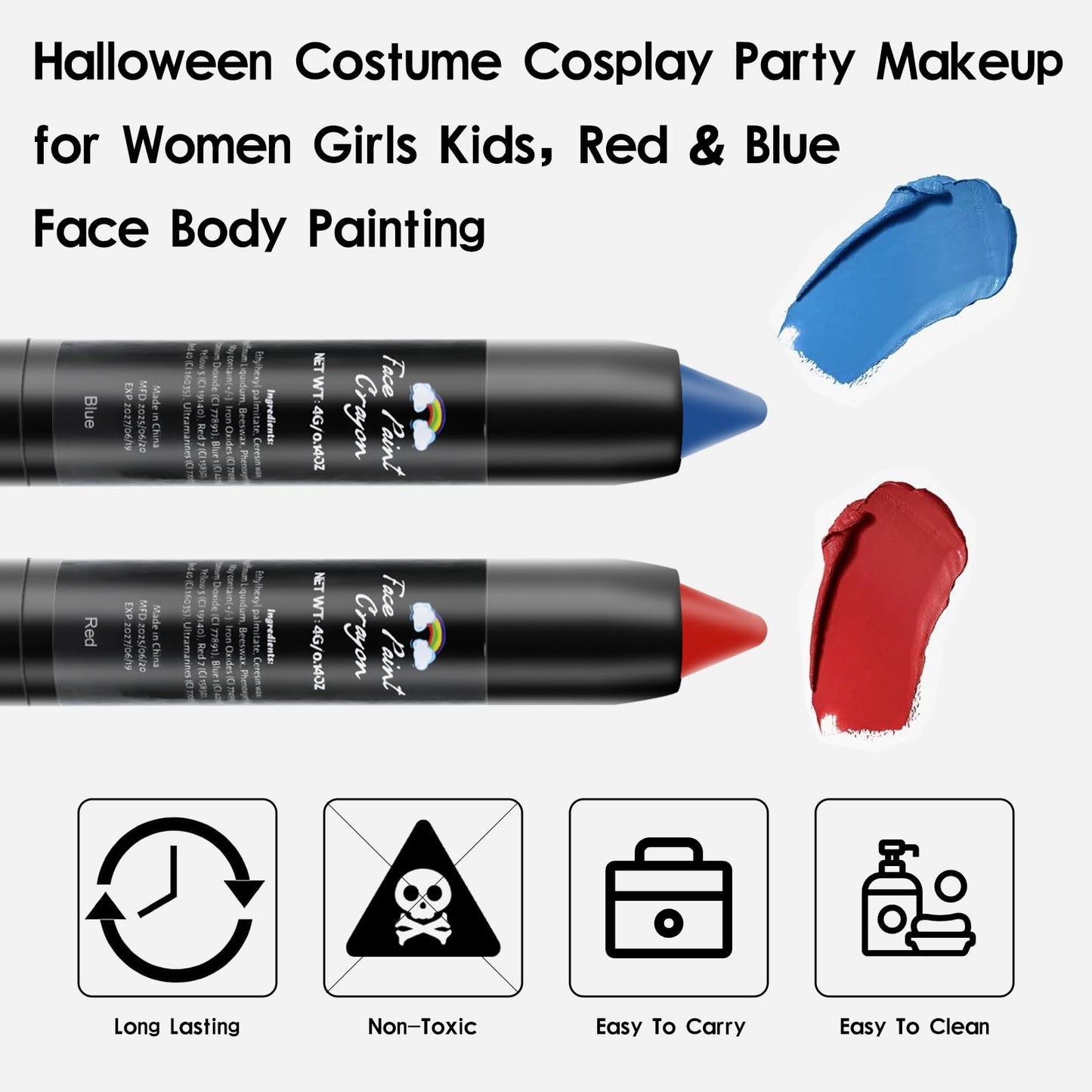 Face Paint Kit for Halloween