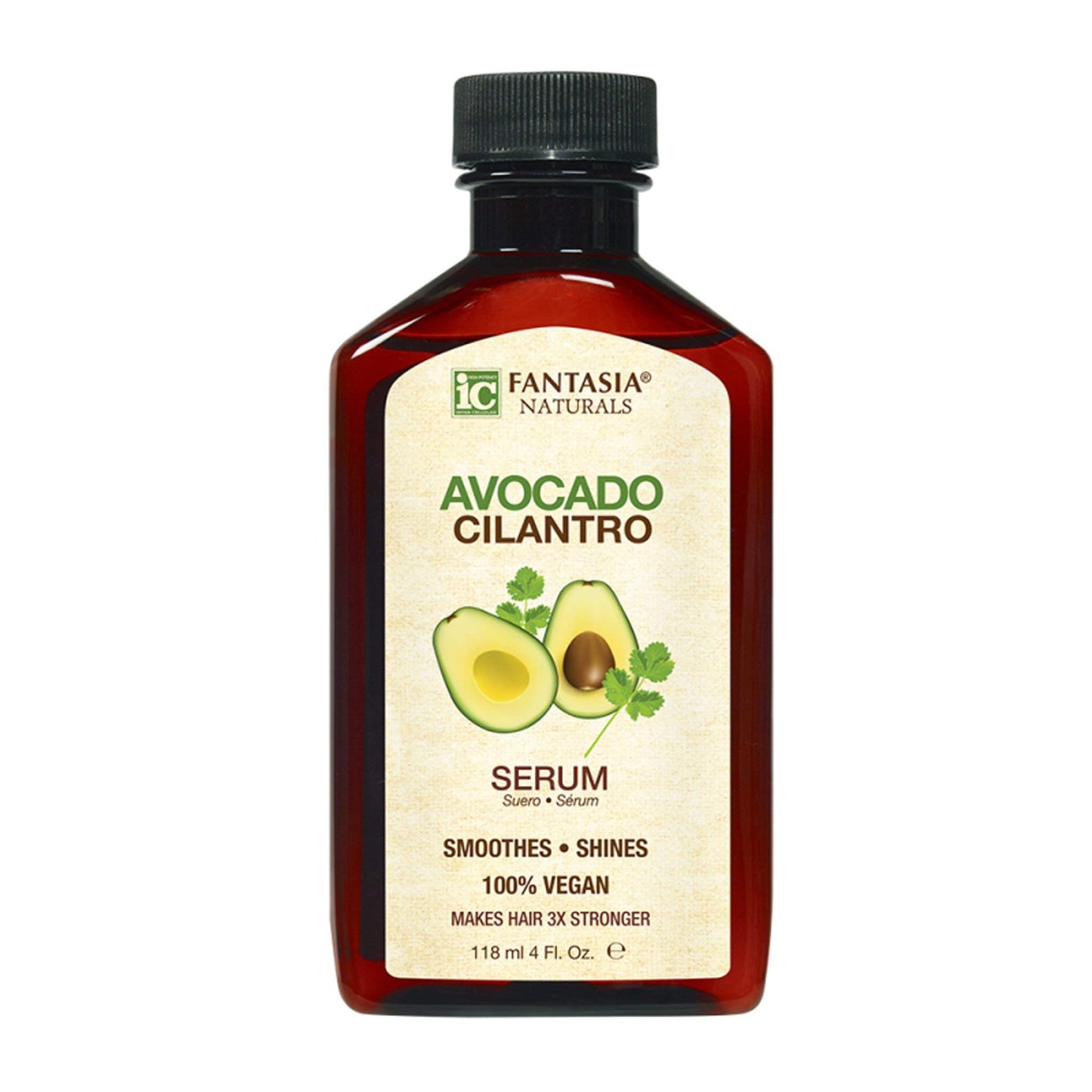 Fantasia Ic Serum Avacado Cilantro Smoothes & Shines 4 Ounce (Pack of 2)