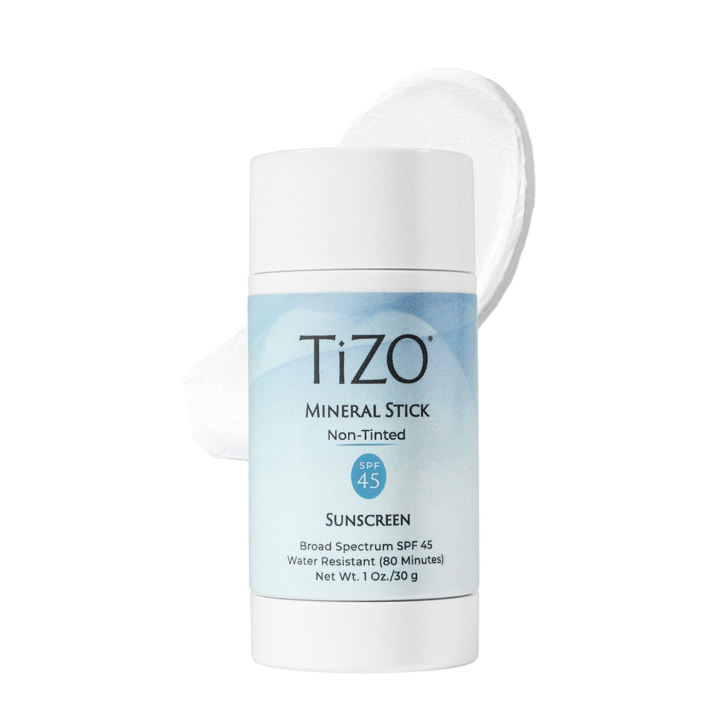 TiZO Mineral Stick SPF 45 | Non-Tinted | Water Resistant (80 minutes) | Broad Spectrum Sunscreen | UVA/UVB Protection | For all skin types | Easy