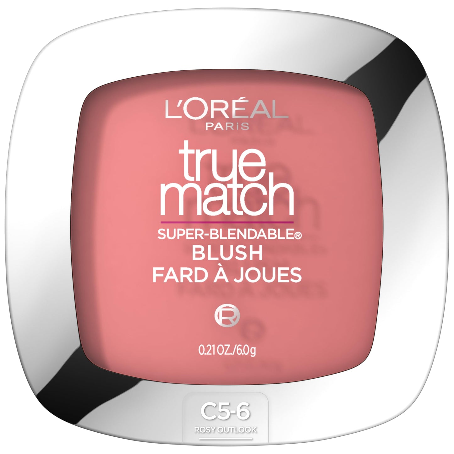 L’Oréal Paris True Match Super-Blendable Powder Blush, Rosy Outlook, 0.21 Oz (Packaging May Vary)