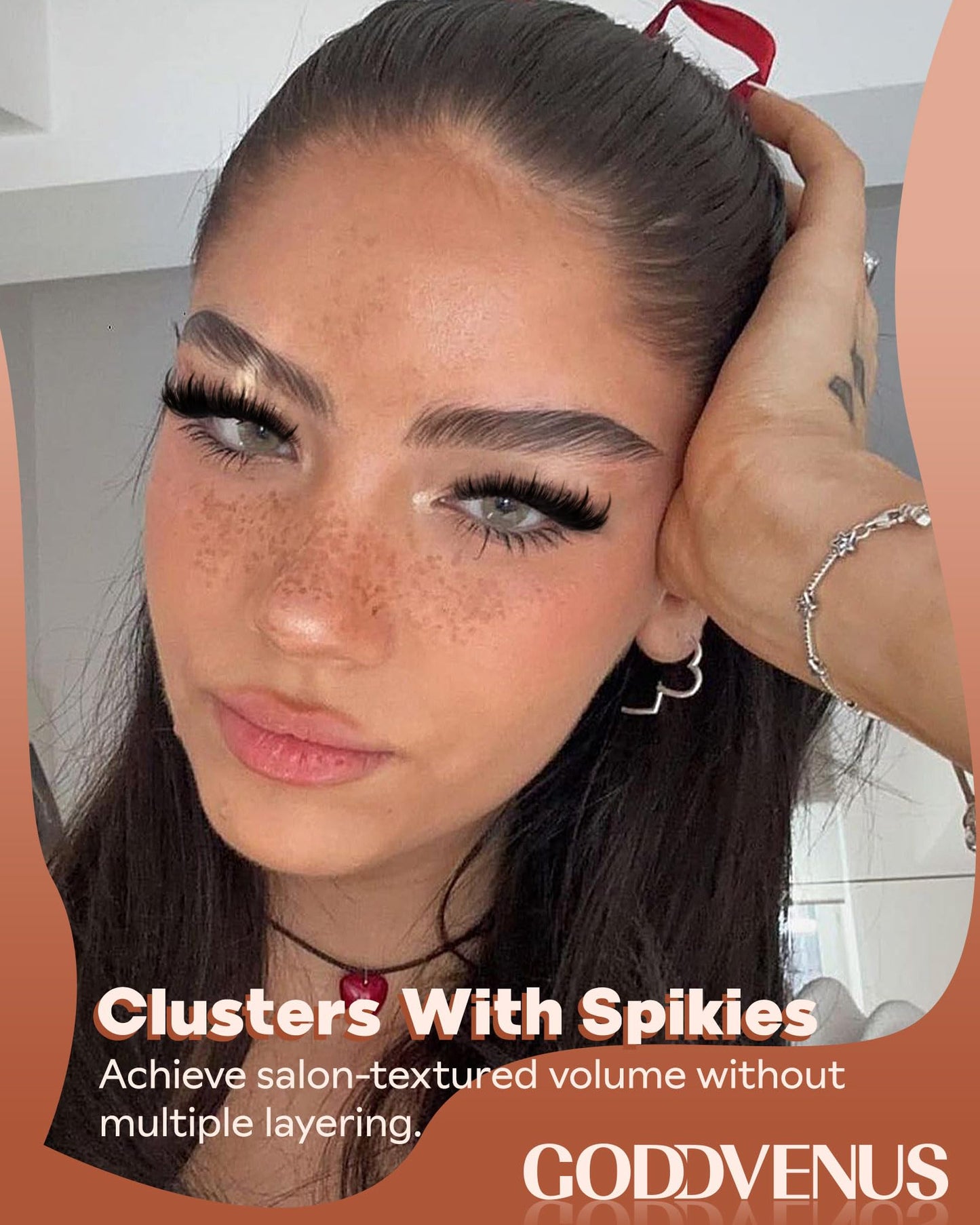 Goddvenus Manga Lash Clusters With Spikes Wispy Cluster Eyelash Extensions Fluffy Anime Eyelashes Clusters Reusable Faux Mink Fairy Individual Lash Beauty and Personal Care Goddvenus