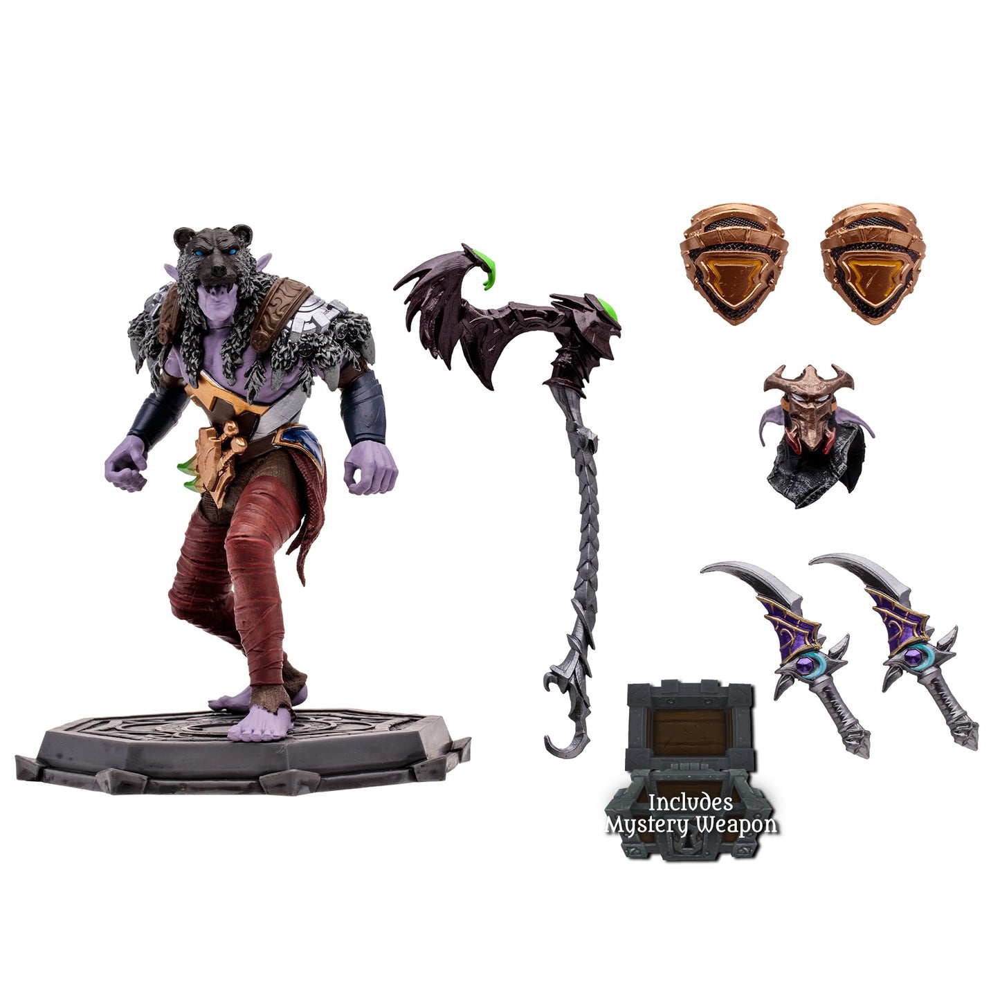 McFarlane Toys - World of Warcraft Elf: Druid/Rogue (Epic) 1:12 Scale Posed Figure