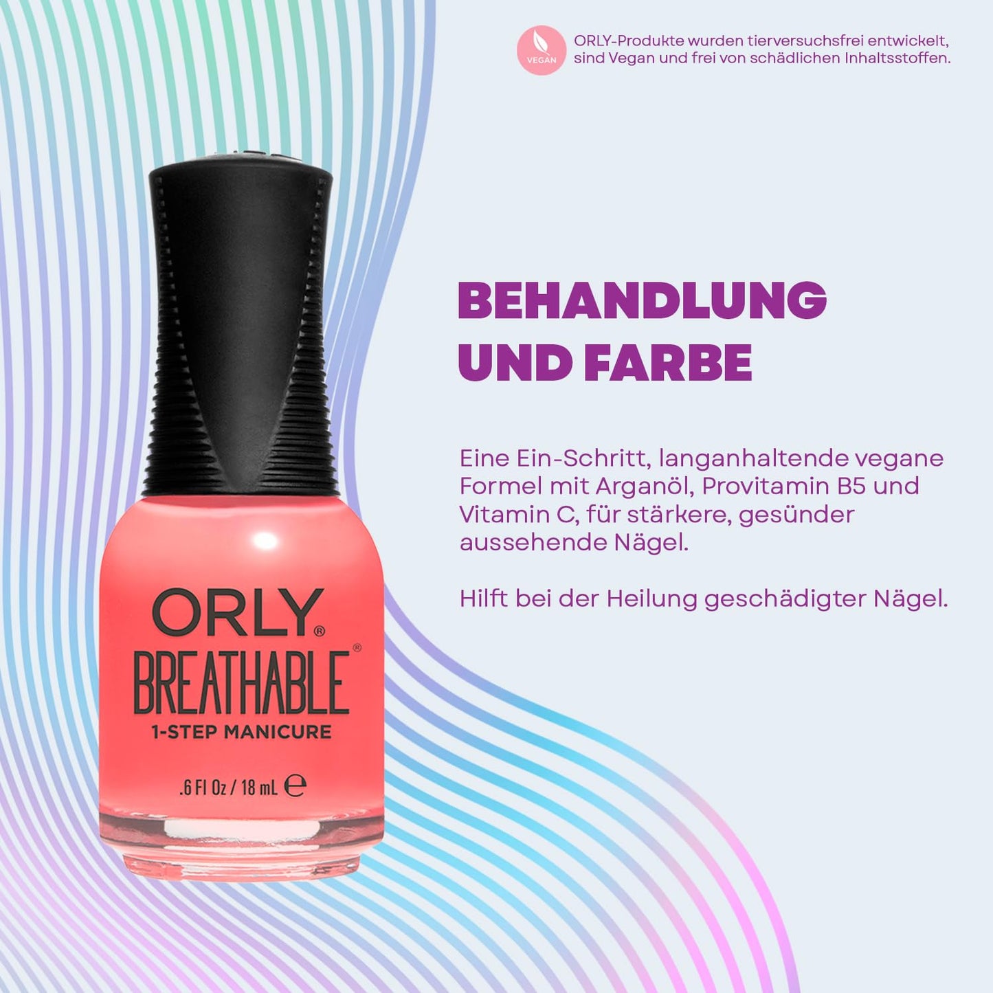 Orly Breathable Nail Color, Nail Superfood, 0.6 Fluid Ounce Beauty & Personal Care Orly
