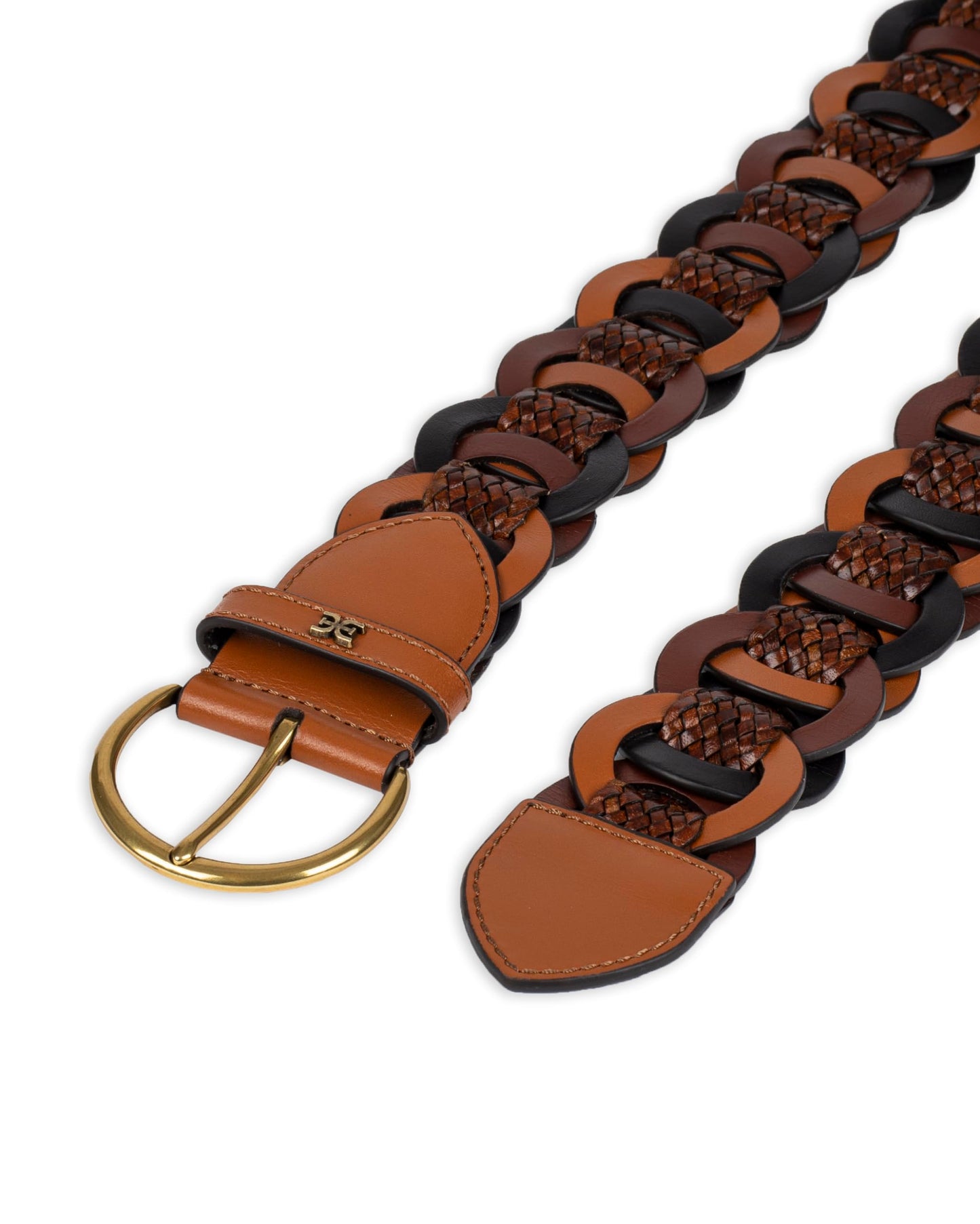 Sam Edelman 38 MM LINK WOVEN BELT