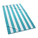 Cabana Stripe Beach Towel - Aqua