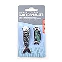 Kikkerland Big Fish & Little Fish Nail Clipper Set
