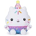 Gabby’s Dollhouse Celebrations, Sprinkle Party Cakey Cat Plush, 10-Inch Interactive Stuffed Animal with Sounds, Kids Toys for Girls & Boys Ages 3+