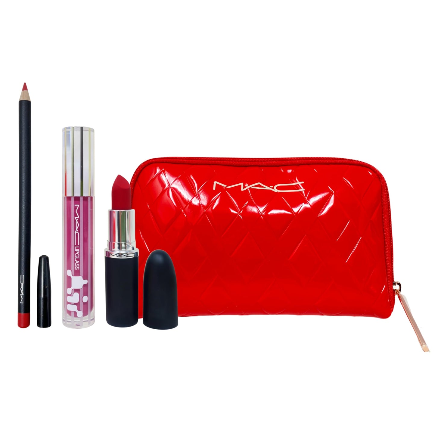 M·A·C Cosmetics Holiday Exclusive Trending Tomorrow Lip Trio: Red - M·A·Cximal Matte Lipstick, Lipglass Air and Lip Pencil