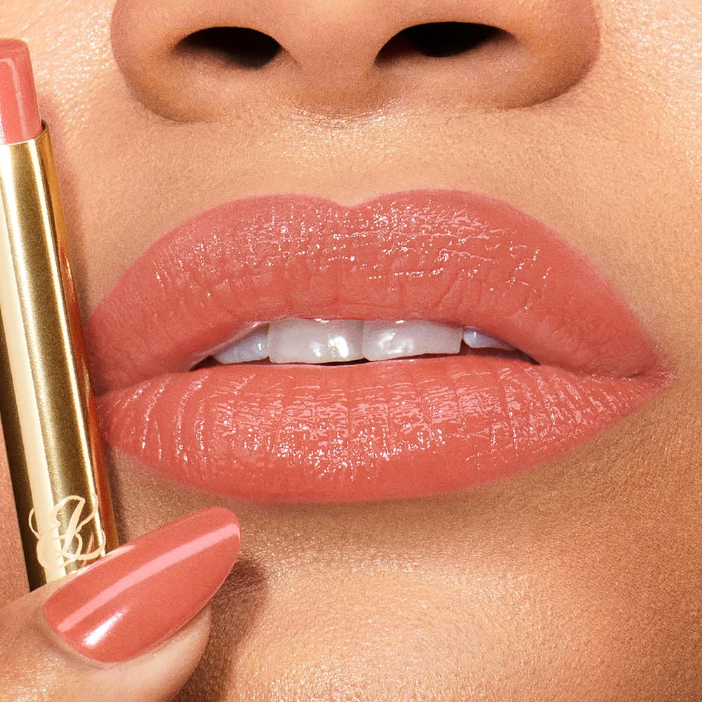 Estée Lauder Pure Color Explicit Long-Lasting Slick Shine Slim Lipstick for Women | Plumping & Hydrating, 903 Wrong Number